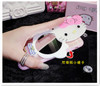 For Samsung Galaxy S8 Plus S6 S7 edge S9 S9 plus Phone Case Lovely Hello Kitty Mickey Mouse With Mirror PC + TPU Back Cover 
