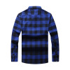 2018 New 8XL7XL 6XL 5XL Autumn Fashion Brand Men Clothes Slim Fit Men Long Sleeve Shirt Men Plaid Cotton Casual Men Shirt Social