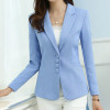 M-5XL Candy Color Short Plus Size Spring Autumn Casual Blazer Coat For Women Office Suit Jacket Fashion Blazer Feminino TT3636