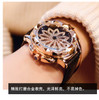 2017 Women Rhinestone Watches Lady Rotation Dress Watch brand Real Leather Band Big Dial Bracelet Wristwatch Crystal Watch 2017 Women Rhinestone Watches Lady Rotation Dress Watch brand Real Leather Band Big Dial Bracelet Wristwatch Crystal Watch