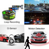 Range Tour C10s Mini Car DVR Camera HD 1080P 360 Degree Rotated Dash Cam Dual lens  Video Recroder Camcorder G-Sensor 