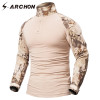 S.ARCHON Multicam Uniform Military Long Sleeve T Shirt Men Camouflage Army Combat Shirt Airsoft Paintball Clothes Tactical Shirt