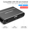 Vention USB to HDMI VGA Audio Video Converter 3 in 1 USB Digital AV Adapter For iPhone 8 Android USB Audio Adapter For Samsung