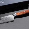 21,24cm Damas chef knife Japan SKD-11(SLD) cooking knives Handmade Forged kitchen knife with red mallee natrual wood handle 25
