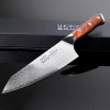 21,24cm Damas chef knife Japan SKD-11(SLD) cooking knives Handmade Forged kitchen knife with red mallee natrual wood handle 25