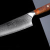 21,24cm Damas chef knife Japan SKD-11(SLD) cooking knives Handmade Forged kitchen knife with red mallee natrual wood handle 25