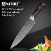XITUO Kitchen Knives Stainless Steel Damascus laser pattern Knife Paka Wood Handle Fruit Vegetable Meat Cooking Tools Accessorie
