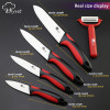 Ceramic Knife Kitchen Knives Holder Chef Slicing Utility Paring Knife White Blade 3 4 5 6 inch + Stand + Peeler Cooking Set