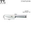 XYj Brand Stainless Steel Kitchen Knives 8" 8" 7" 5" 3.5" Cooking Knife Ergonomic Grip Design Stainless Steel Knife 5 Piece Set
