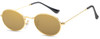 Small Oval Mirror Sunglasses For Women Pink Luxury 2024 Men Brand Designer Eyewear Shades Ladies Alloy Sun Glasses UV400