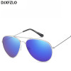 DJXFZLO Vintage Classic Sunglasses Women Men Brand Designer Men's Pilot Driving Mirror Sun Glasses Female Oculos de sol UV400