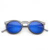 2018 Fashion multicolour New mercury Mirror glasses men sunglasses women male female coating sunglass gold round UV400