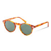 Retro Round Polarized Sunglasses For Men and Women Vintage Driving Outdoor Gregory Peck Sun Glasses With Case