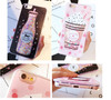 Glitter quicksand Lovely bottle Pattern case for iphone 6 6s 7 8 plus X  Dynamic liquid Bling Soft silicone TPU Phone Case