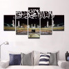 Wall Art Pictures Home Decor Frame Modern HD Prints 5 Panel Islamic Mosque Castle Painting Allah The Qur'an Canvas Poster PENGDA