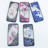 3D Diamond Phone Case For Samsung Galaxy A6 2018 A8 S8 S9 Plus S7 Edge J3 J5 J7 2017 Note 9 Sexy Lace Flower Clear PC Back Cover