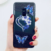 3D Diamond Phone Case For Samsung Galaxy A6 2018 A8 S8 S9 Plus S7 Edge J3 J5 J7 2017 Note 9 Sexy Lace Flower Clear PC Back Cover