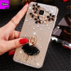 Rhinestone Soft TPU Silicone Phone Case For Samsung Galaxy J3 J5 J7 2016 J320 Diamond Butterfly Ballet Case Soft TPU Back Cover 