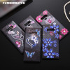 Phone Case For Samsung Galaxy A750 J3 J7 J6 J4 2018 Note 9 8 A7 A8 A6 2018 S8 S9 PLUS Sexy Lace Bling Diamond Floral Funda Case 