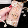 Hello Kitty Case for IPhone X 7 8 6 6S Plus 7Plus 5 KT Cat Cases for IPhone X 8Plus Soft Cartoon Diamond Cover Note9 Accessories