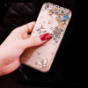 3D Diamond Peacock Bling Crystal Rhinestone Case For Samsung Galaxy J2 J3 J5 J7 Prime On7 2016 C7 C9Pro A8 2018 A8Plus Cover
