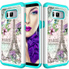 Glitter Diamond Case for Samsung Galaxy S8 S 8 8S Phone Cover S8 SM-G950FD SM-G950F SM G950FD G950F Hybrid TPU Armor Rubber Case