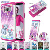 Glitter Diamond Case for Samsung Galaxy S8 S 8 8S Phone Cover S8 SM-G950FD SM-G950F SM G950FD G950F Hybrid TPU Armor Rubber Case
