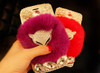 BotexBling DIY Fox Diamond fluffy plush Rabbit Fur Cover for samsung galaxy S6 edge plus s7 s5 s4 N5 N4 N8 s8 Flip Wallet Case 