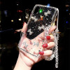 Rhinestone bow strap glitter star phone case for iPhone 6 6s 7 8 plus X XS MAX XR for Samsung galaxy s7 edge s8 s9 plus note 8 9