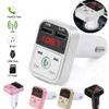 Car Charger FM Transmitter Aux Modulator Bluetooth 4.0 Car Kit Hands Free Wireless Bluetooth LCD MP3 Player Dual USB Charger