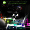 New FM Transmitter Bluetooth 4.0 Car Kit  Modulator 3.1A Dual USB Car Charger Support TF Card U Disk Play Music Player DC 12/24V