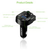 New FM Transmitter Bluetooth 4.0 Car Kit  Modulator 3.1A Dual USB Car Charger Support TF Card U Disk Play Music Player DC 12/24V