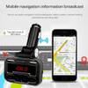 JINSERTA FM Transmitter Aux Modulator Bluetooth Handsfree Car Kit Audio MP3 Player Dual USB Car Charger TF U Disk Player A673