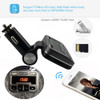 JINSERTA FM Transmitter Aux Modulator Bluetooth Handsfree Car Kit Audio MP3 Player Dual USB Car Charger TF U Disk Player A673
