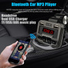 JINSERTA FM Transmitter Aux Modulator Bluetooth Handsfree Car Kit Audio MP3 Player Dual USB Car Charger TF U Disk Player A673