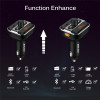 Onever Car MP3 Music Player 2 USB Car Charger Wireless FM Transmitter Handsfree Call Bluetooth Car Kit Support TF Card For Phone