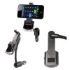 YUANMINGSHI Bluetooth Car Kit Phone Holder Hands-free Calling FM Transmitter with USB Charger Support Music MP3 Player