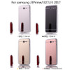 AKABEILA Cases For Samsung Galaxy J3 Prime J3 2017 US Amp Prime 2 Cover Cell Phone Bags Housing Plating Mirror TPU Silicone Skin