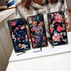 Luxury Blue Ray Rose Flower Case For Samsung galaxy S9 S8 Plus Note 8 Note 9 Square Phone Case Laser Cover