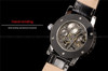 2022 new skeleton hollow fashion mechanical hand wind men luxury male business leather strap Wrist Watch relogio