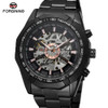 Winner Men's Watch Fashion Skeleton Brand Automatic Stainless Steel Bracelet Casual Wristwatch Color Black FSG8042M4B1