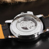  Winner WRG8032M3S1 Automatic dress skeleton watch casual wristwatch for men top quality best gift