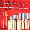 80pcs/Set Culinary  Carving Tool Fruit Vegetable Garnishing Decorators Food Engraving Practical Knife