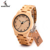 BOBO BIRD L-D27 Luminous Hand Natural All Bamboo Wood Watches Top Brand Luxury Men Watch with Japanese Movement For Gift
