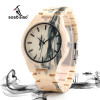 BOBO BIRD Wood Men Watch Top Brand Luxury Quartz Watches a Great Gift for Man in Wooden Box OEM relogio masculino W-O17