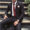 Handsome Men 2PCS Casual Blazers Suits Double Breasted Blazer Mens Korean Style Quality Masculine Blazers Plus Size 3XL A5538