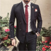 Handsome Men 2PCS Casual Blazers Suits Double Breasted Blazer Mens Korean Style Quality Masculine Blazers Plus Size 3XL A5538