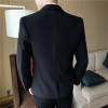 BROWON Autumn Korean Style Men Blazer Single Button Suit Jacket Non-ironing Solid Color Formal Blazers for Men