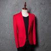 PYJTRL Brand Men's Casual Red Suit Jacket Plus Size 4XL Wedding Slim Fit Men Blazer Stage Costumes For Singers Costume Homme