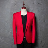 PYJTRL Brand Men's Casual Red Suit Jacket Plus Size 4XL Wedding Slim Fit Men Blazer Stage Costumes For Singers Costume Homme
